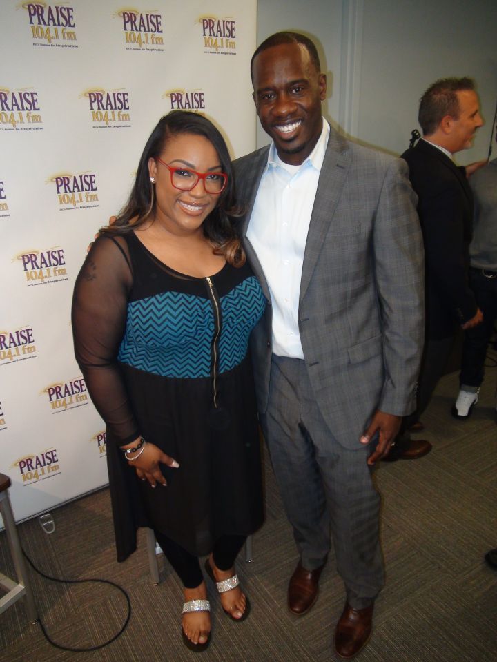 Kirk Franklin & Tasha Page-Lockhart @ Praise 104.1