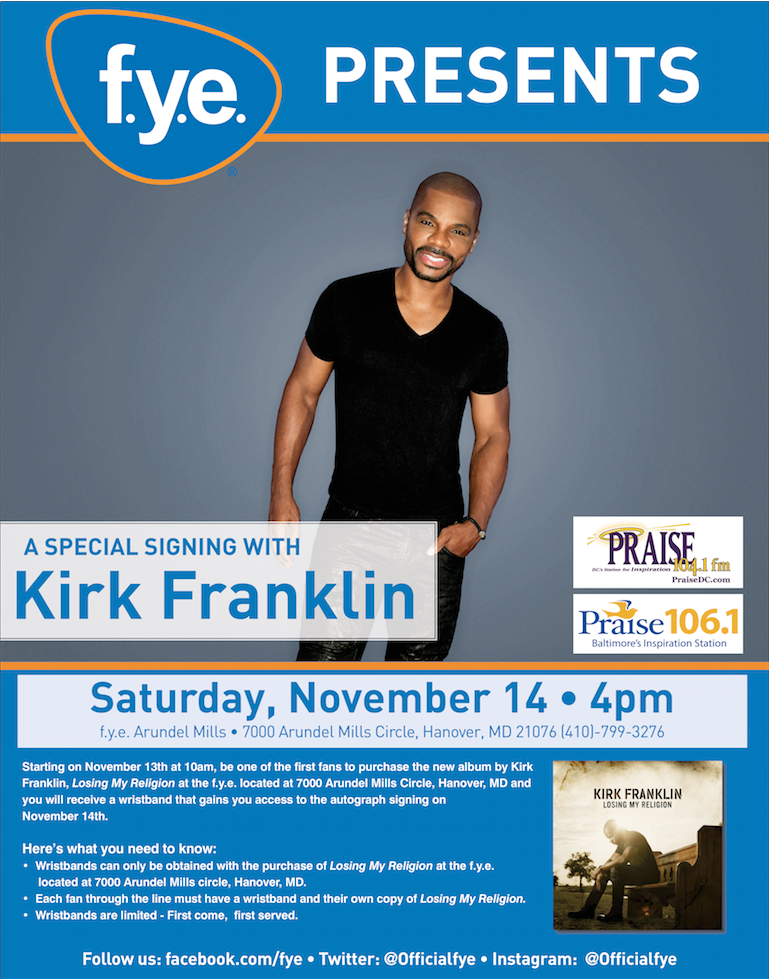 Kirk Franklin FYE