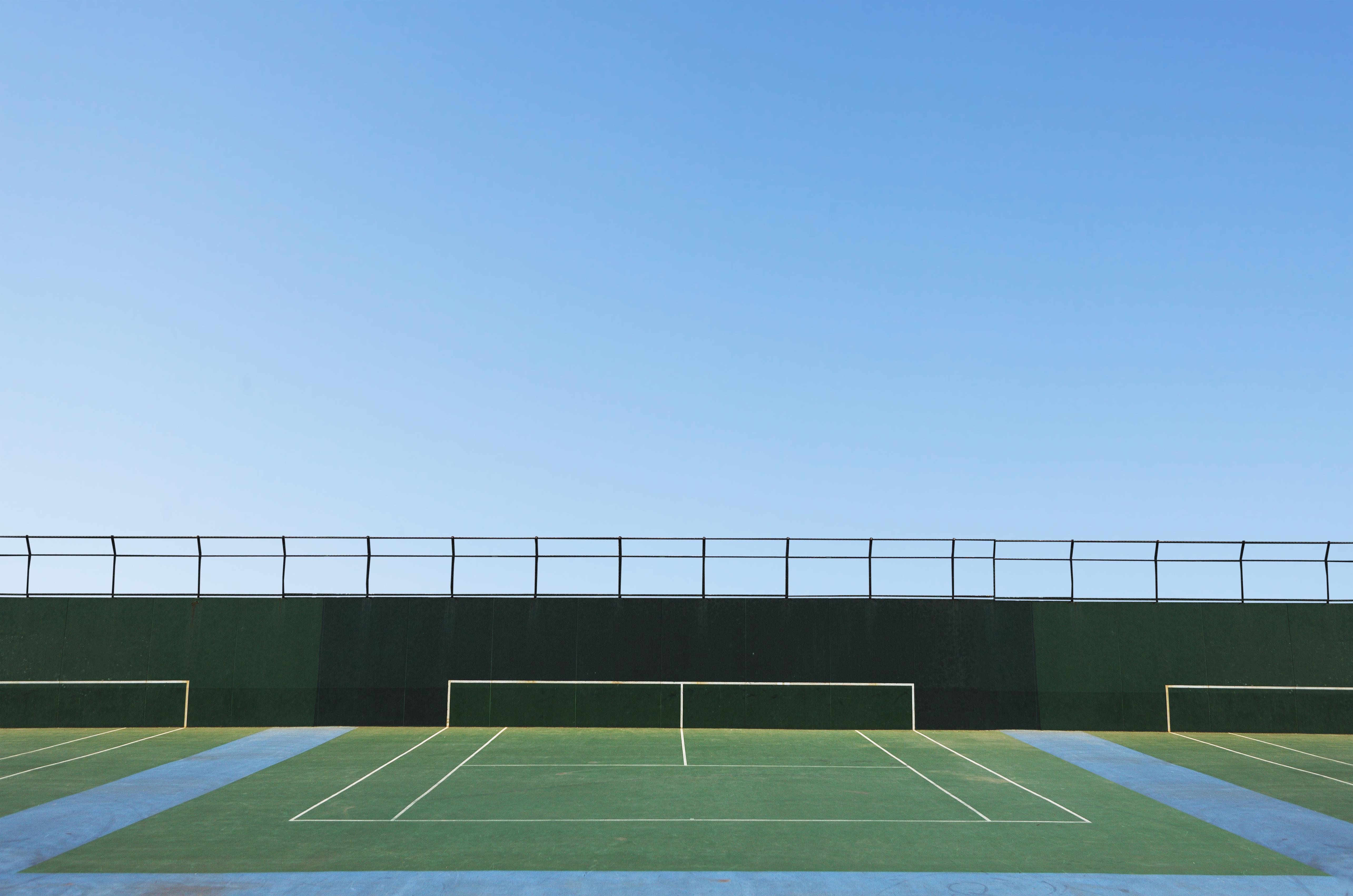 A tennis court