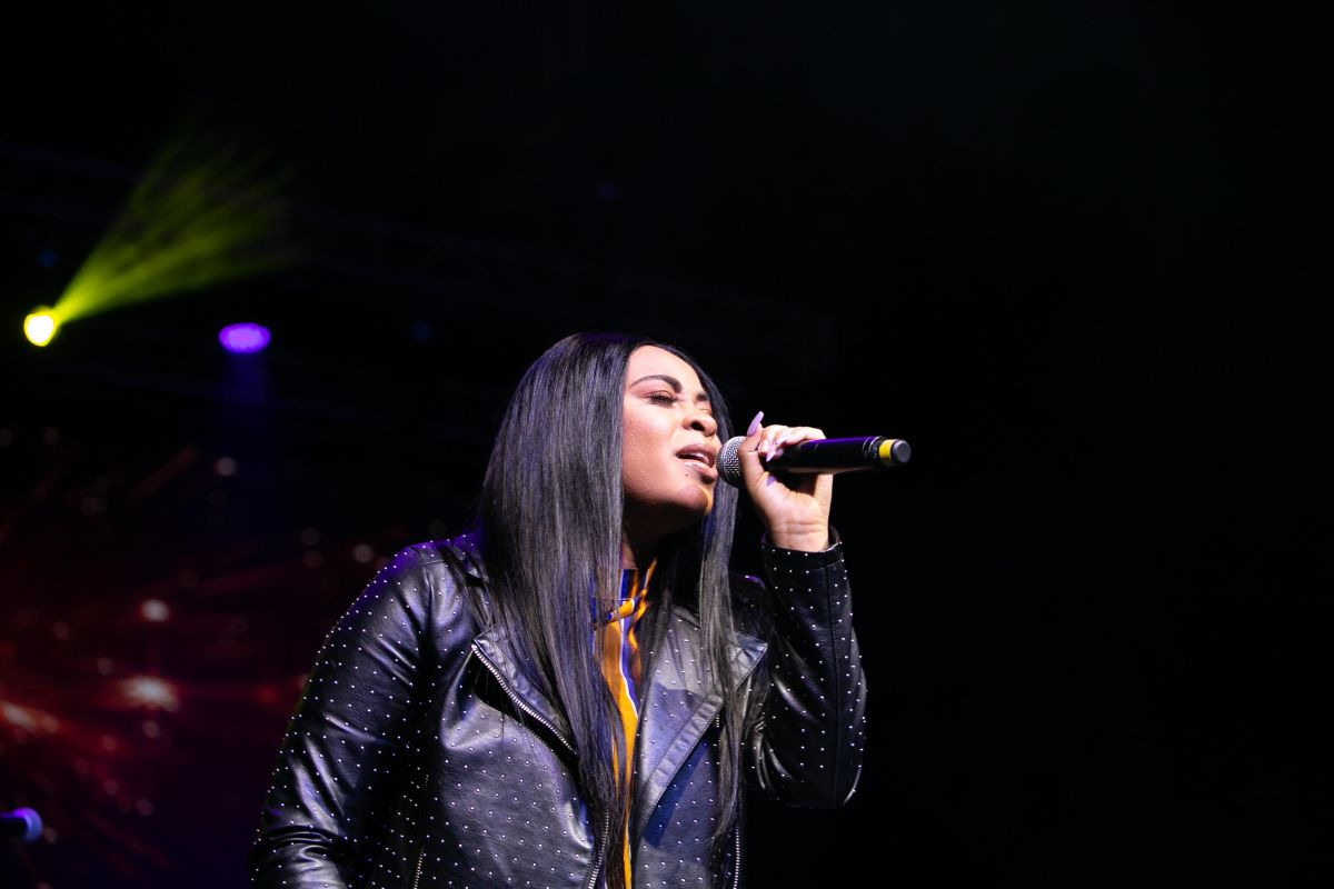 Koryn Hawthorne At the 12th Annual Spirit Of Praise Celebration
