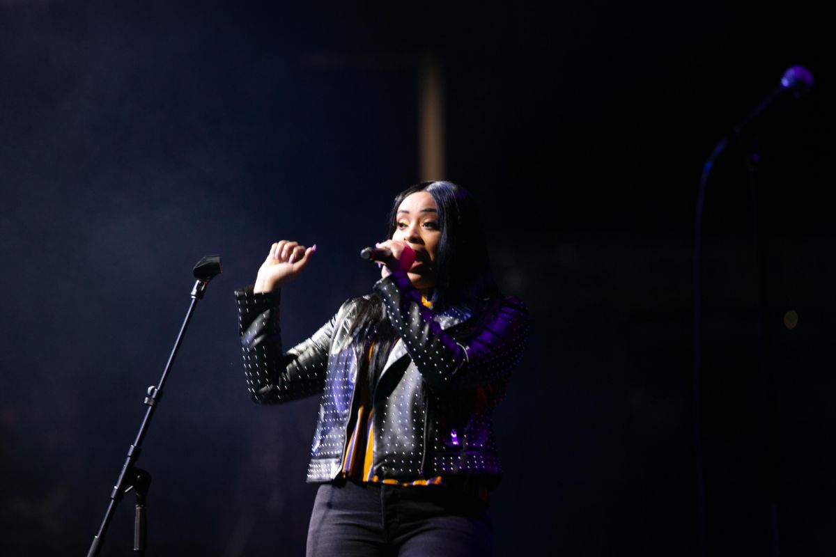 Koryn Hawthorne At the 12th Annual Spirit Of Praise Celebration