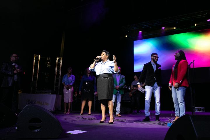 Kurt Carr At the 12th Annual Spirit Of Praise Celebration