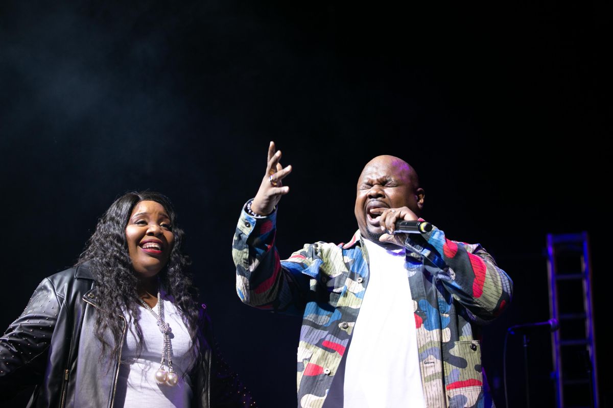 Tiffany Andrews, Melvin Crispell III & Josh Copeland At the 12th Annual Spirit Of Praise Celebration