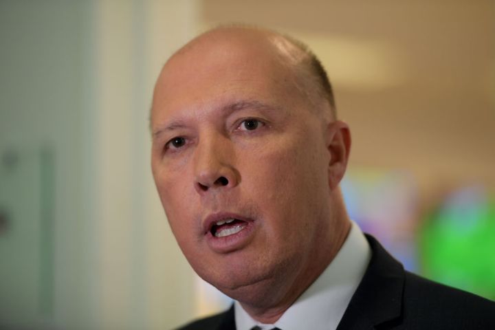 Australia’s former home affairs minister Peter Dutton