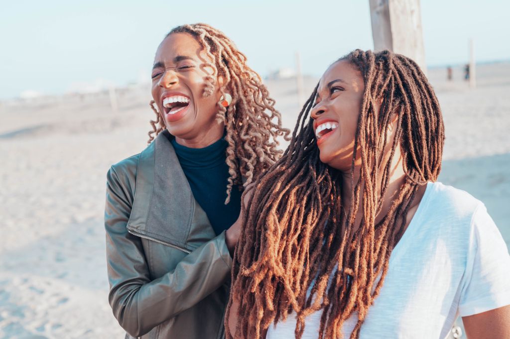 Friends Laughing Together