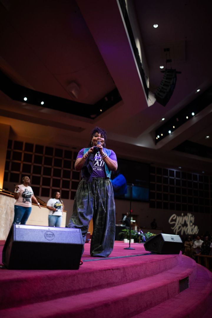 Tasha Cobbs-Leonard at the 15th Annual Spirit of Praise