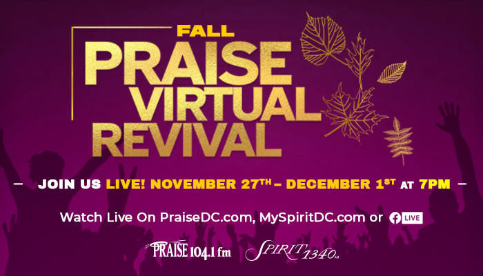 Save The Date Praise Virtual Fall Revival 2023