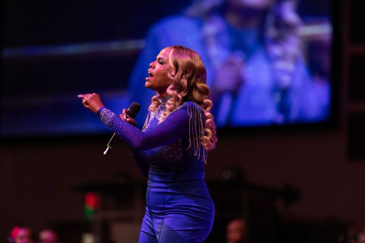 Erica Reed At The Wells Fargo 16th Annual Spirit of Praise
