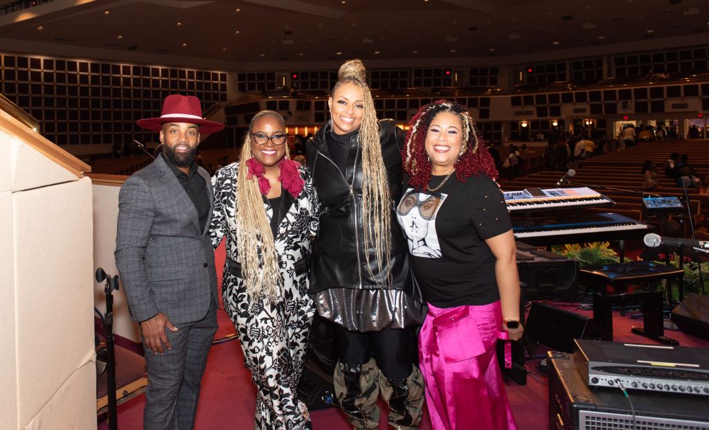 Ronnette Rollins, Willie Moore Jr., Darlene McCoy and Cheryl JacksonAt The Wells Fargo 16th Annual Spirit of Praise