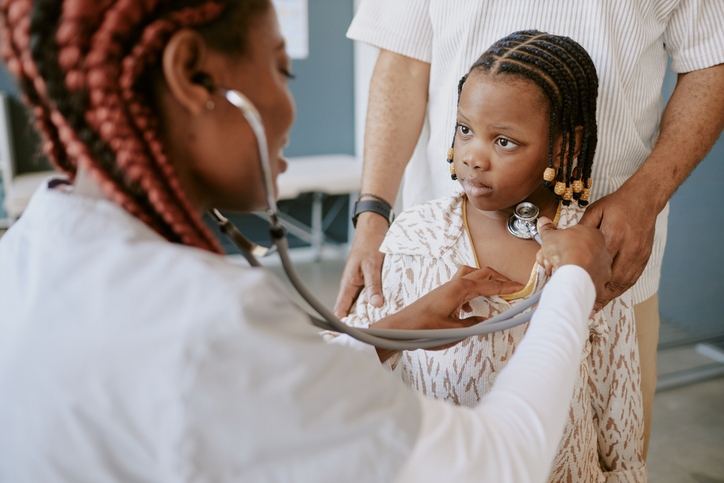 Examining Child's Health in Medical Setting